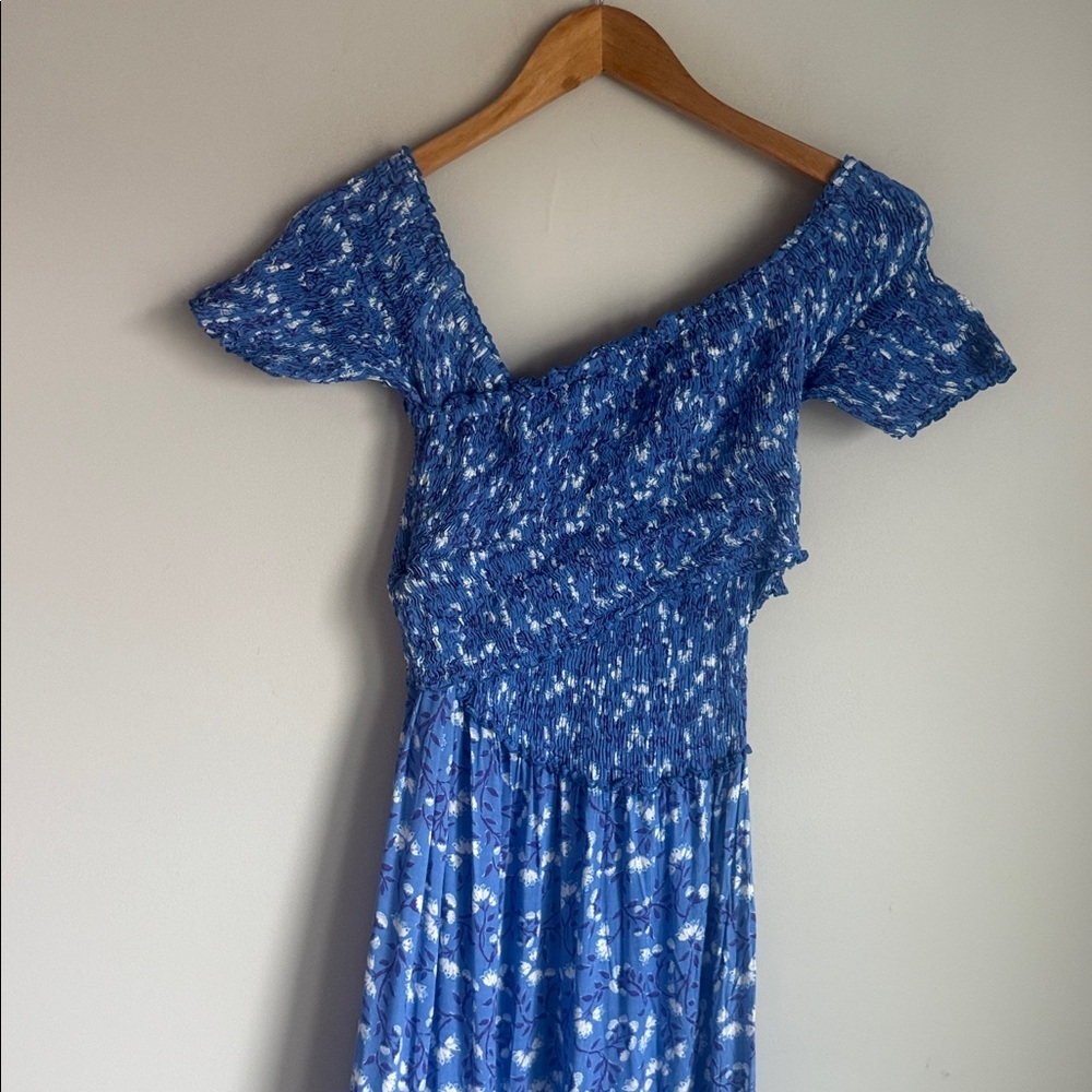 Poupette St Barth Soledad Maxi Dress in Royal Cerise Small - Picture 6 of 11